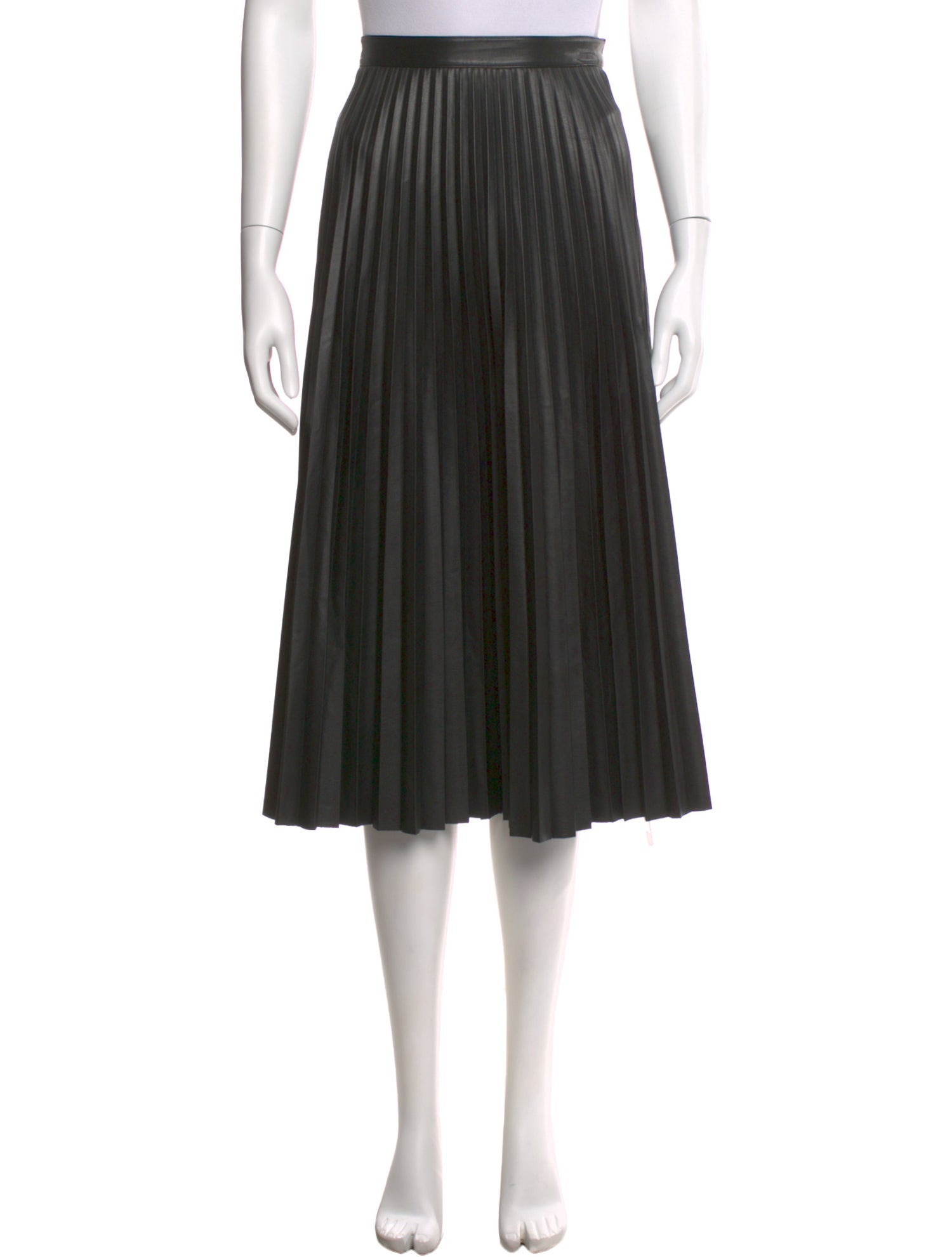 Proenza Schouler Raw-Edge Trim Midi Length Skirt