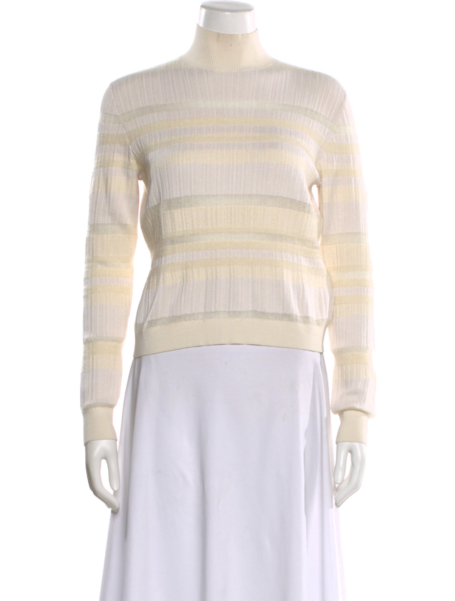 Proenza Schouler Striped Turtleneck Sweater