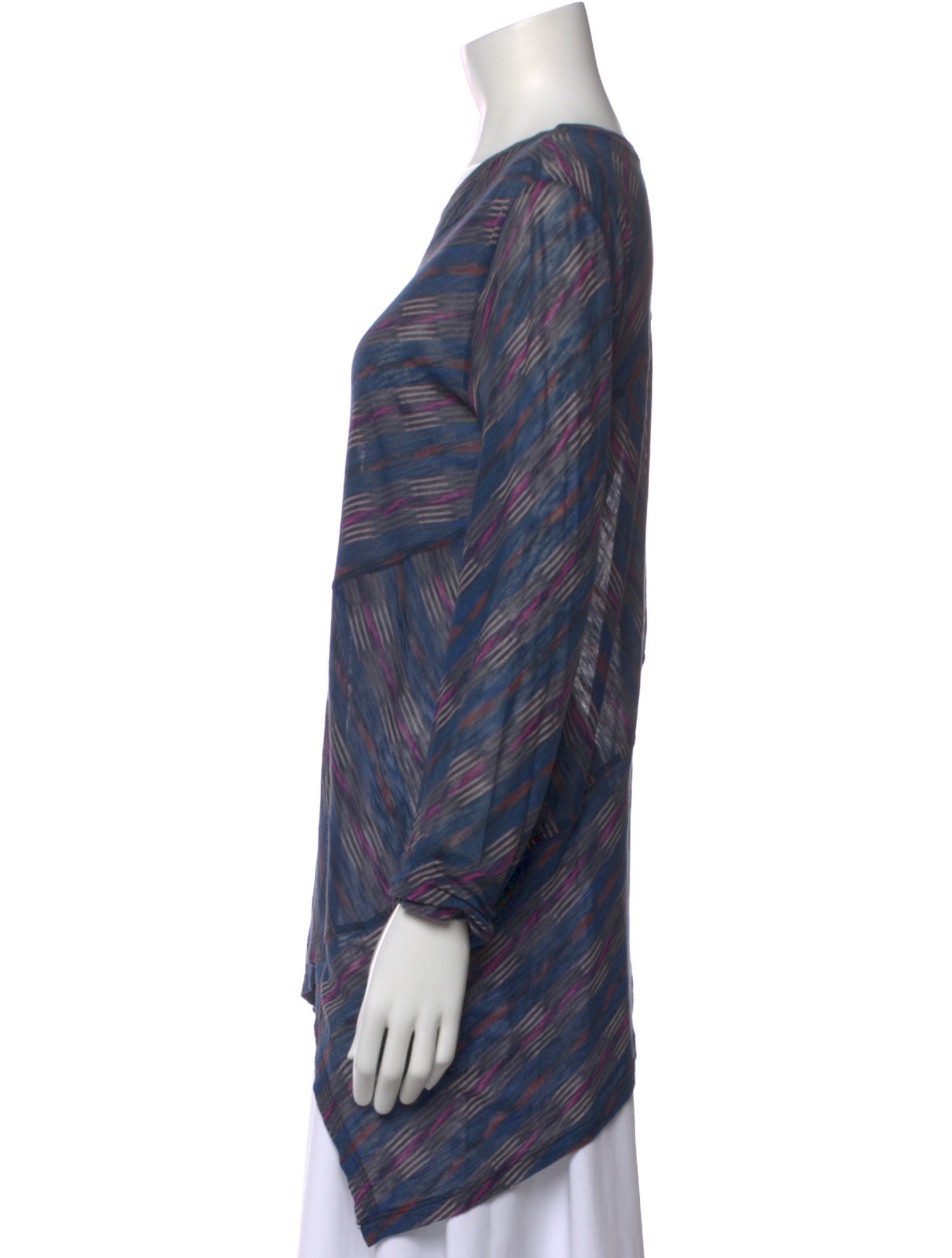 Proenza Schouler Striped Crew Neck Top