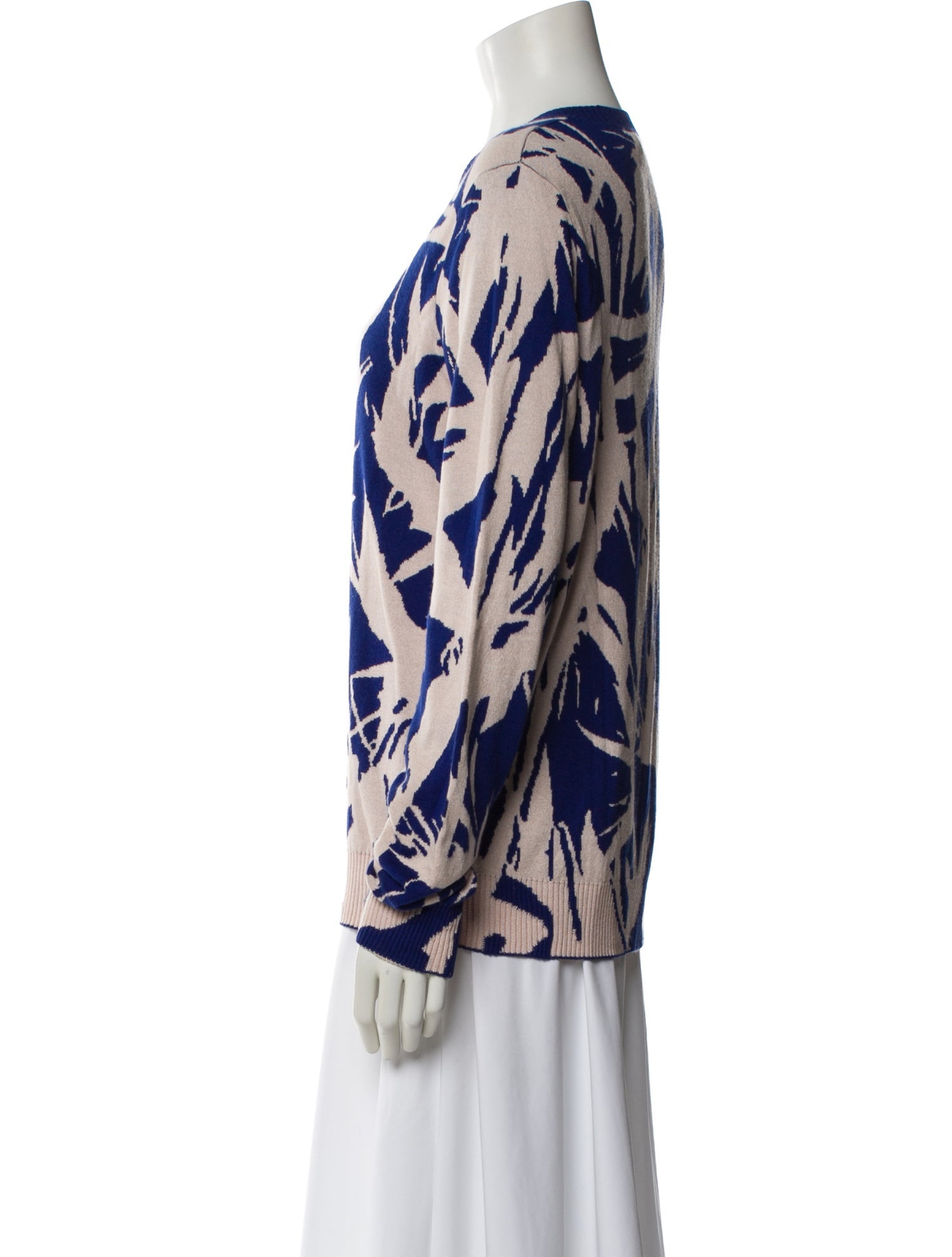 Proenza Schouler Silk Printed Sweater w/ Tags