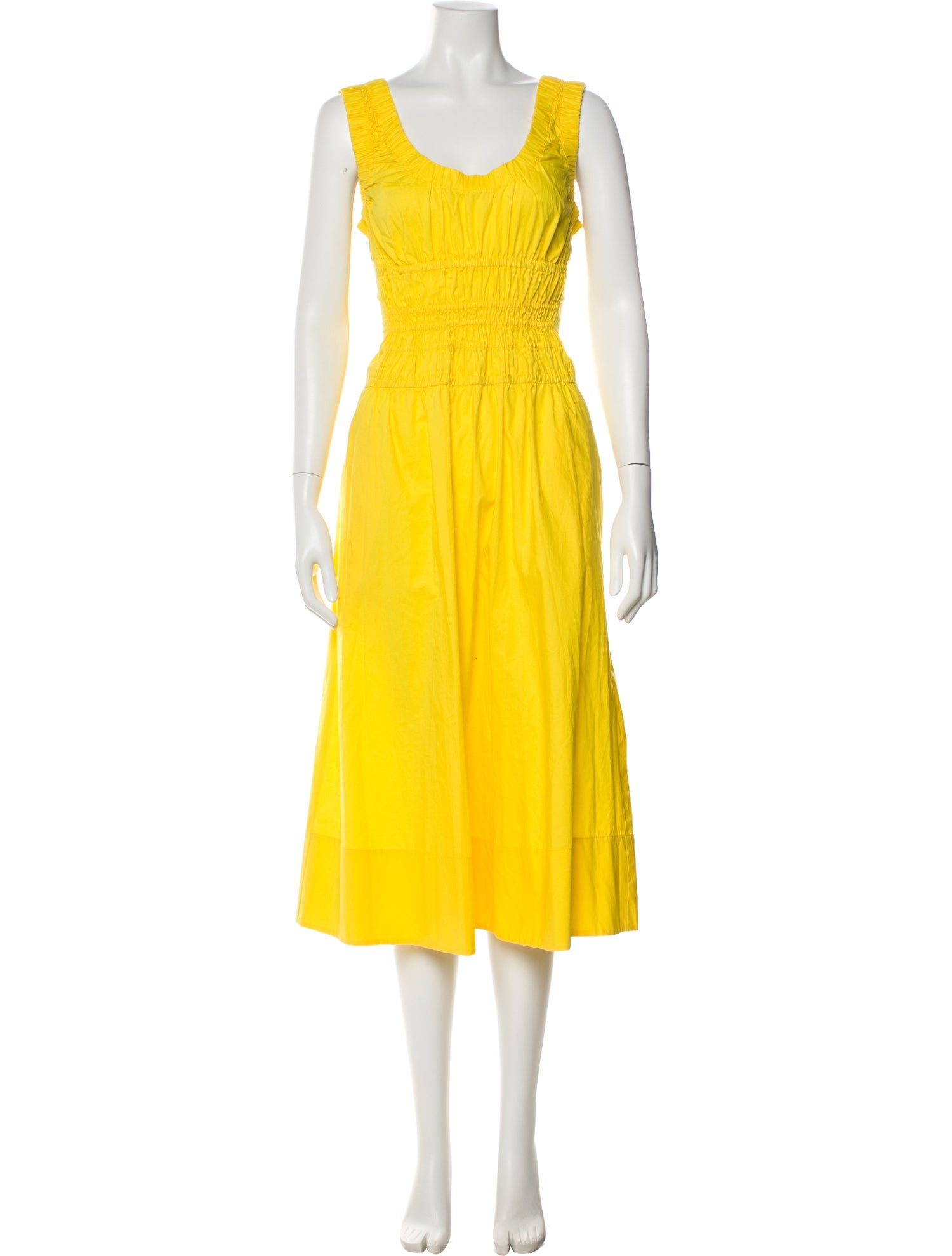 Proenza Schouler Scoop Neck Knee-Length Dress