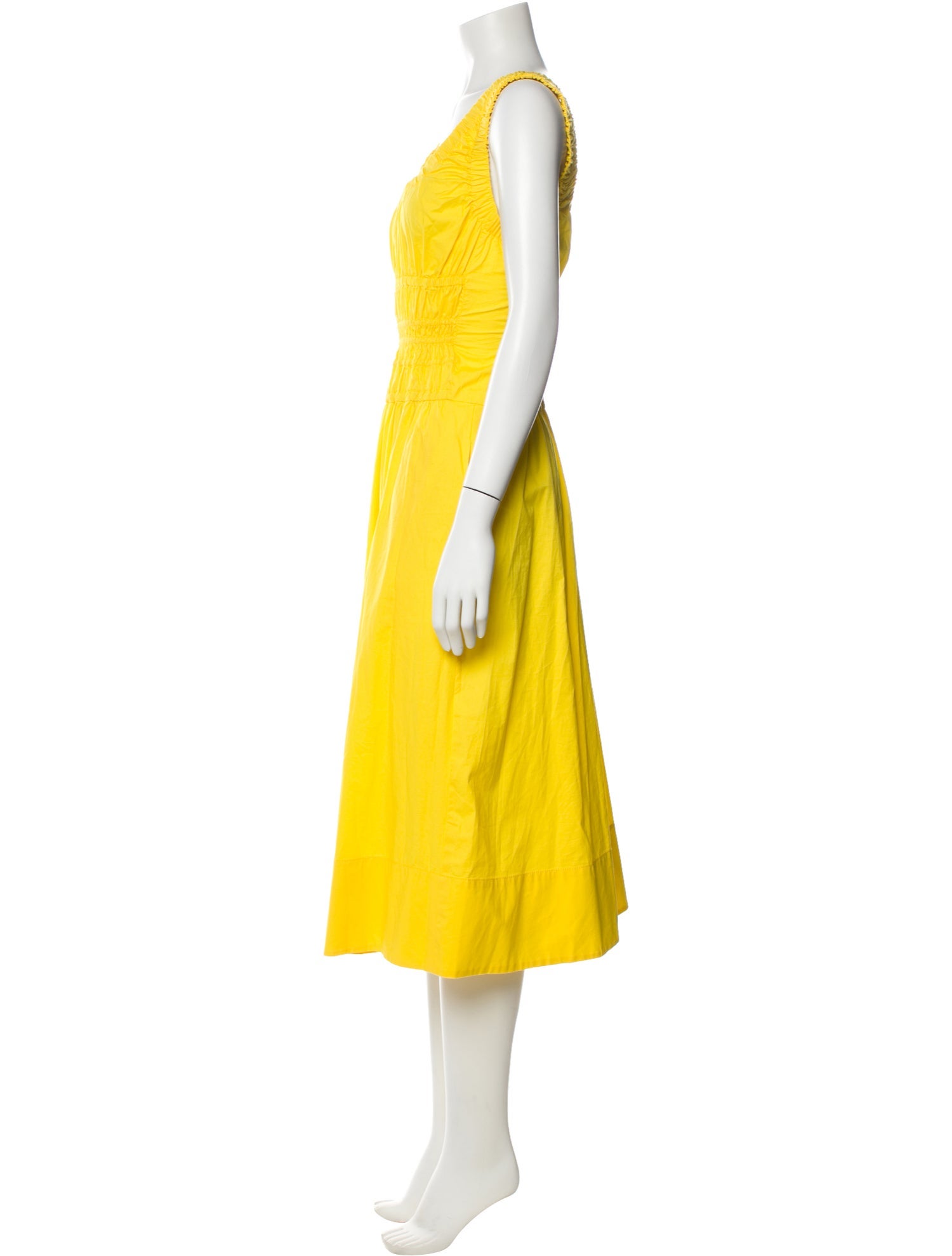 Proenza Schouler Scoop Neck Knee-Length Dress