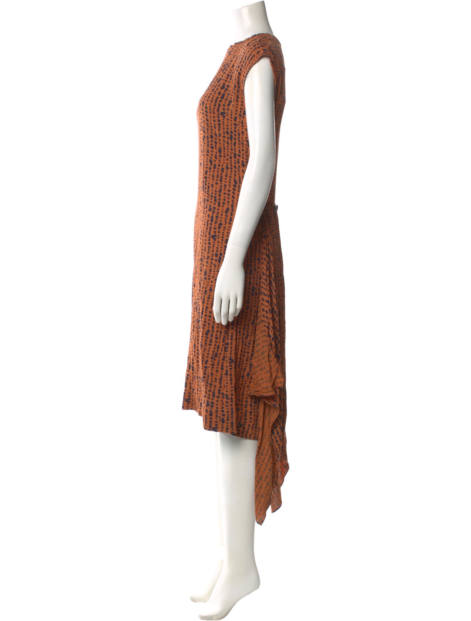 Proenza Schouler Printed Midi Length Dress w/ Tags