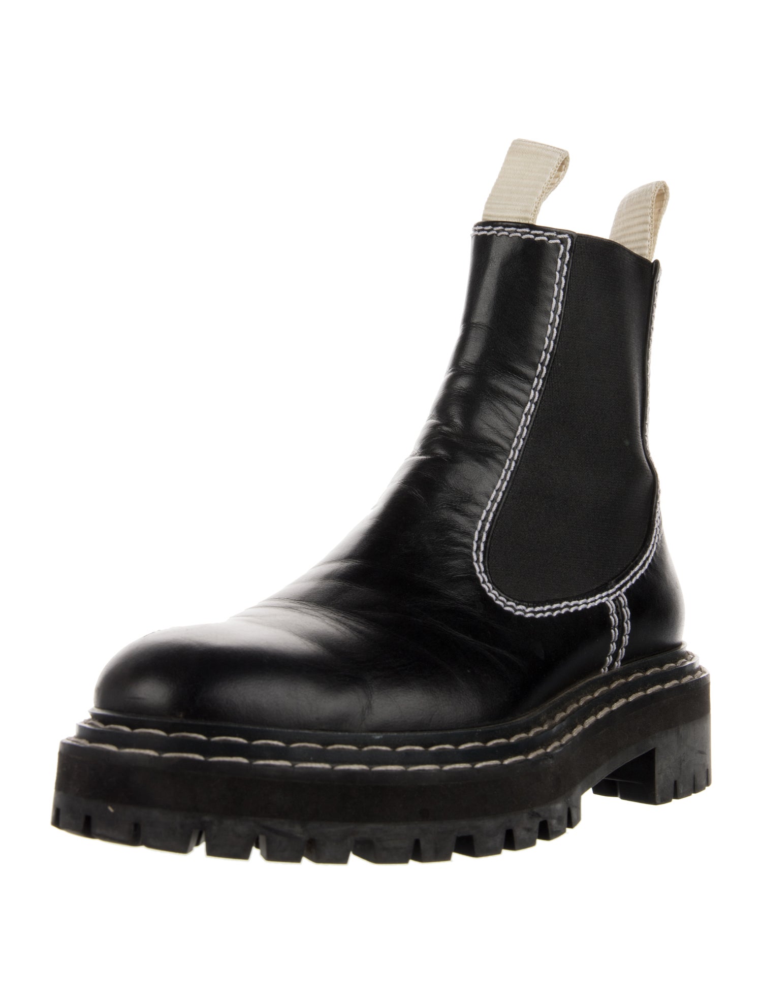 Proenza Schouler Leather Chelsea Boots