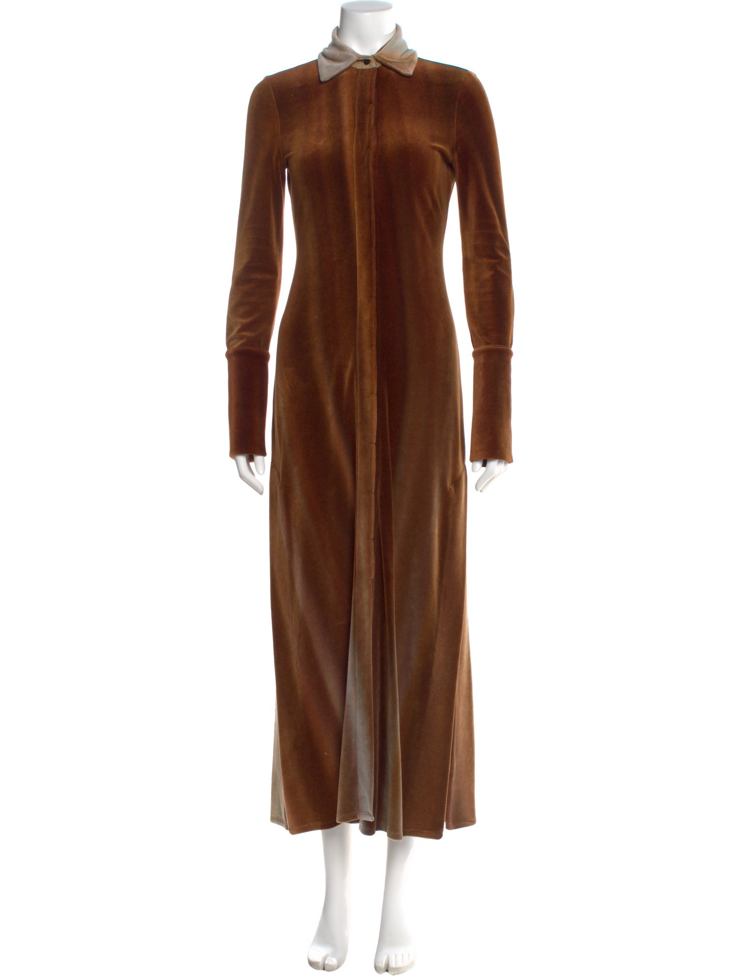 Proenza Schouler Mock Neck Long Dress