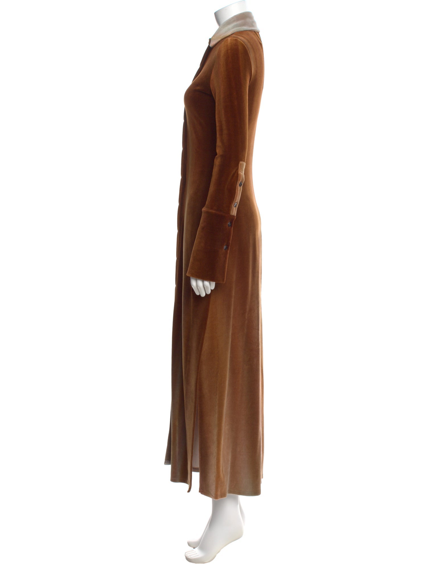 Proenza Schouler Mock Neck Long Dress