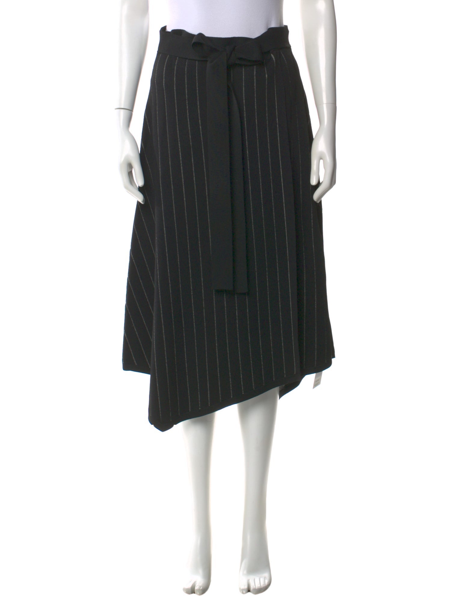 Proenza Schouler Striped Midi Length Skirt