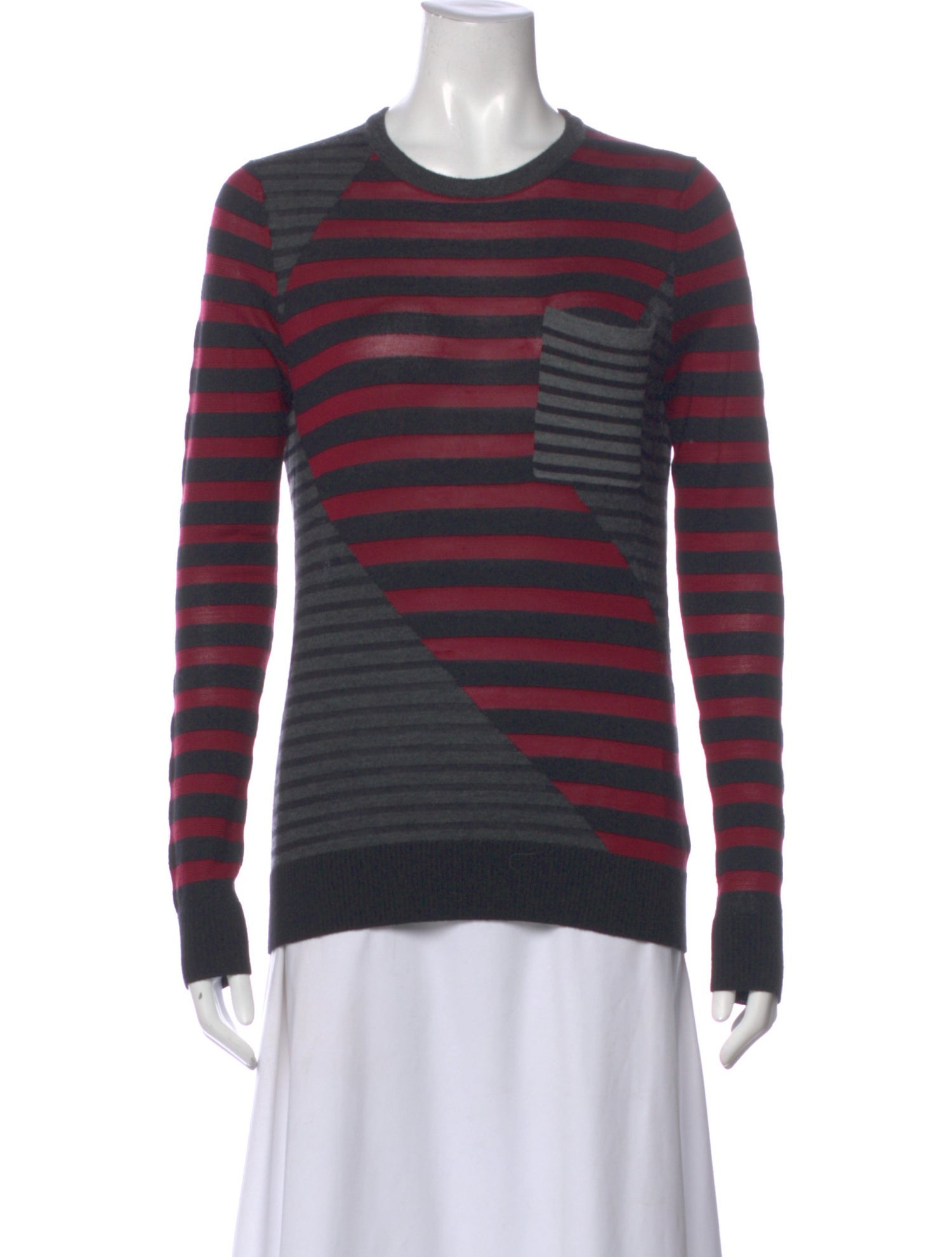 Proenza Schouler Wool Striped Sweater