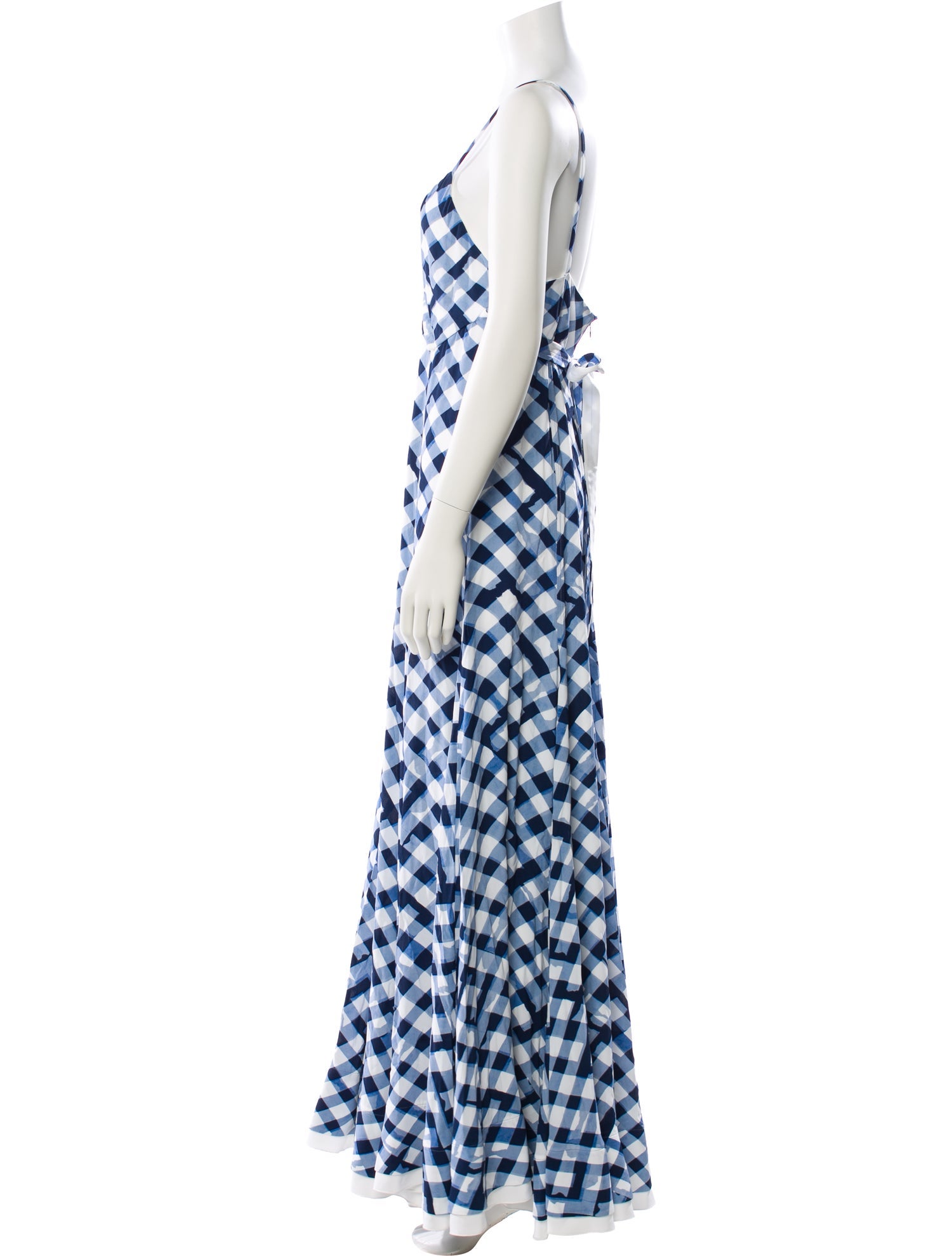 Proenza Schouler Plaid Print Long Dress w/ Tags