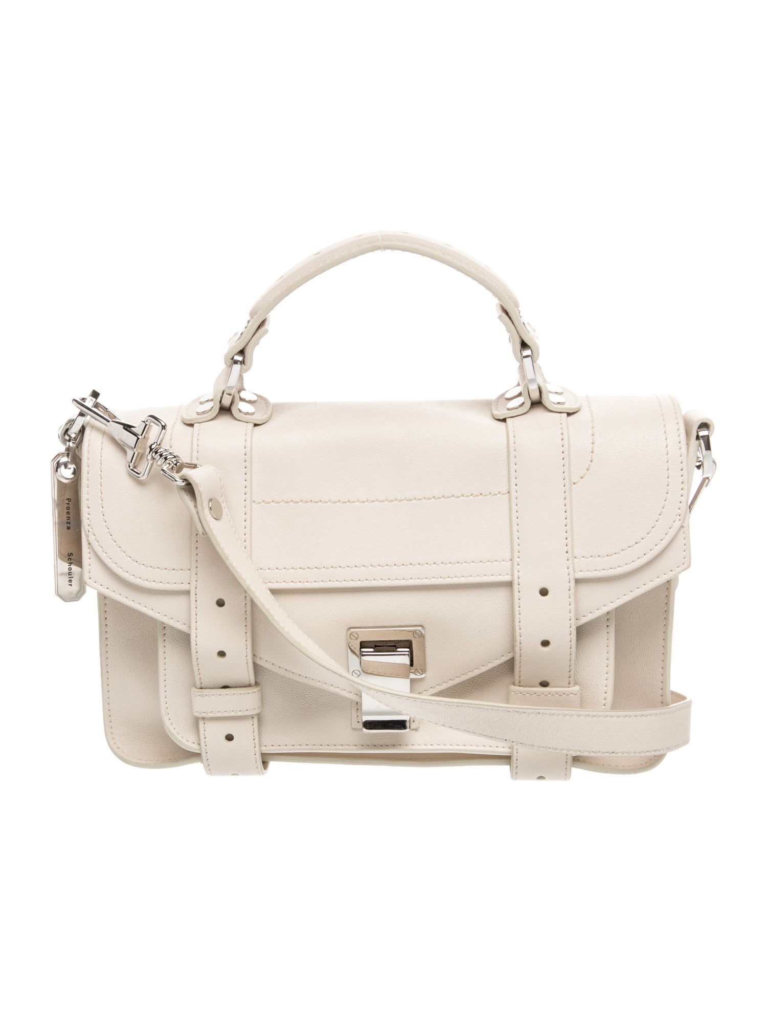 Proenza Schouler Leather PS1 Tiny - Neutrals Crossbody Bags