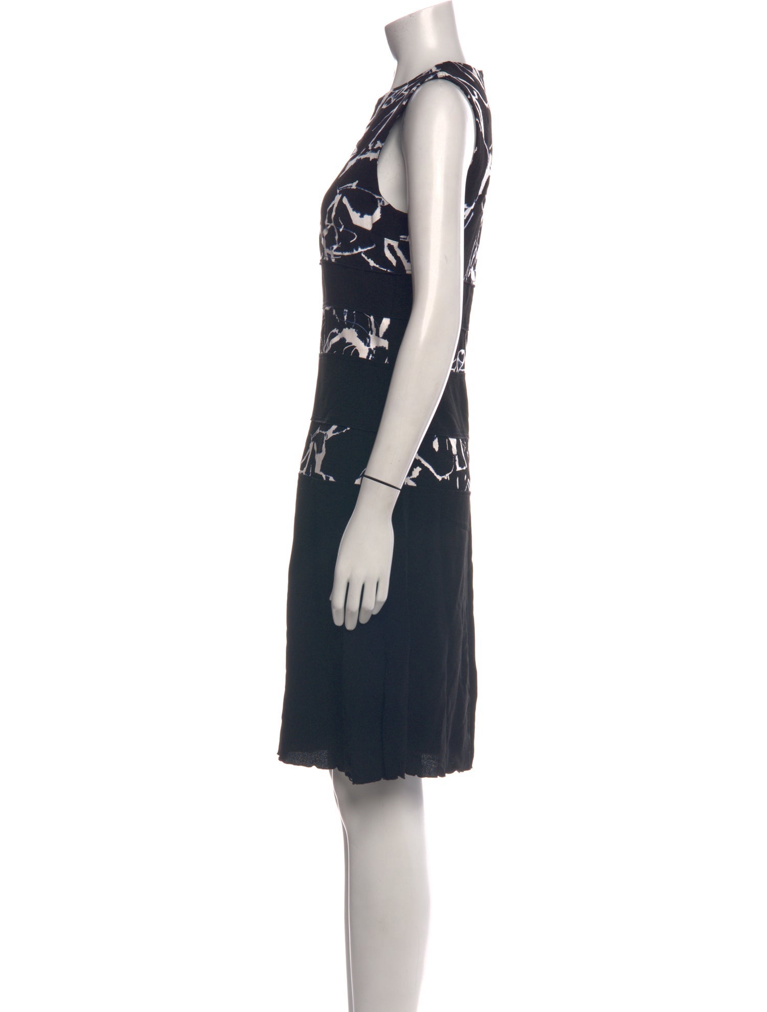 Proenza Schouler Graphic Print Knee-Length Dress