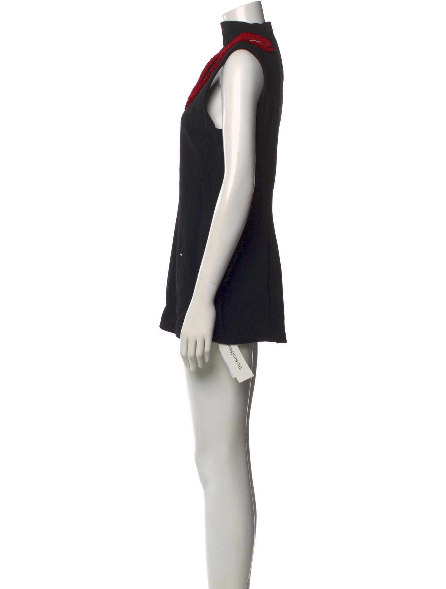 Proenza Schouler Mock Neck Sleeveless Top