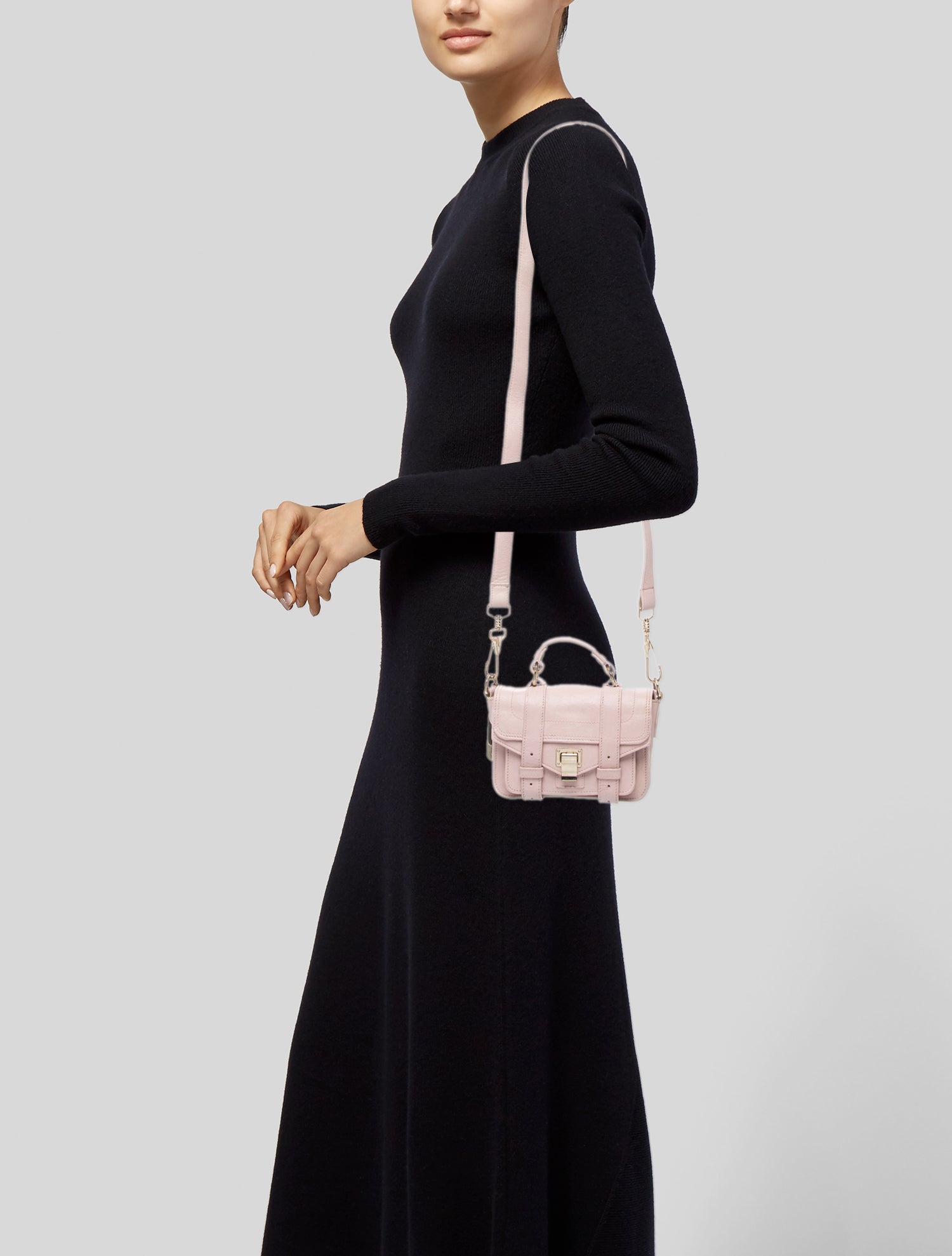 Chanel Crossword Logo Pochette - Neutrals Mini Bags, Handbags