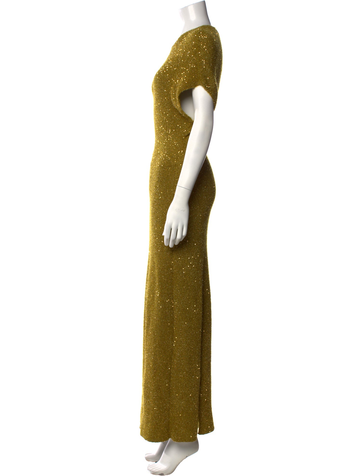 proenza schouler gold dress Fall Winter 2025 Collection Look 21: Binx wears the Bari Dress in Olive Gauzy Jersey and the Uma Ankle Boots Discover the full collection now, at proenzaschouler.com #proenzaschouler