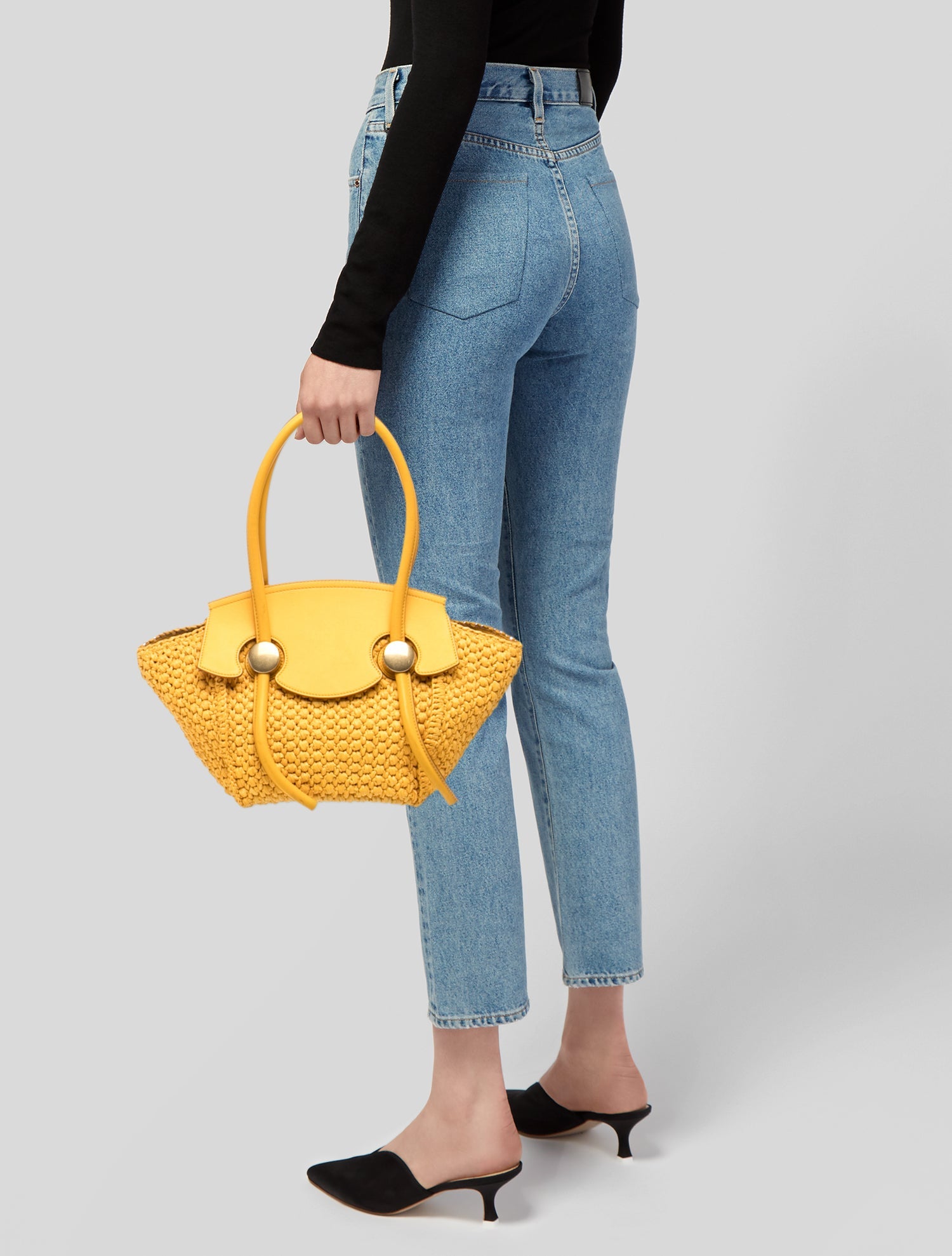 Proenza Schouler Straw Shoulder Bag