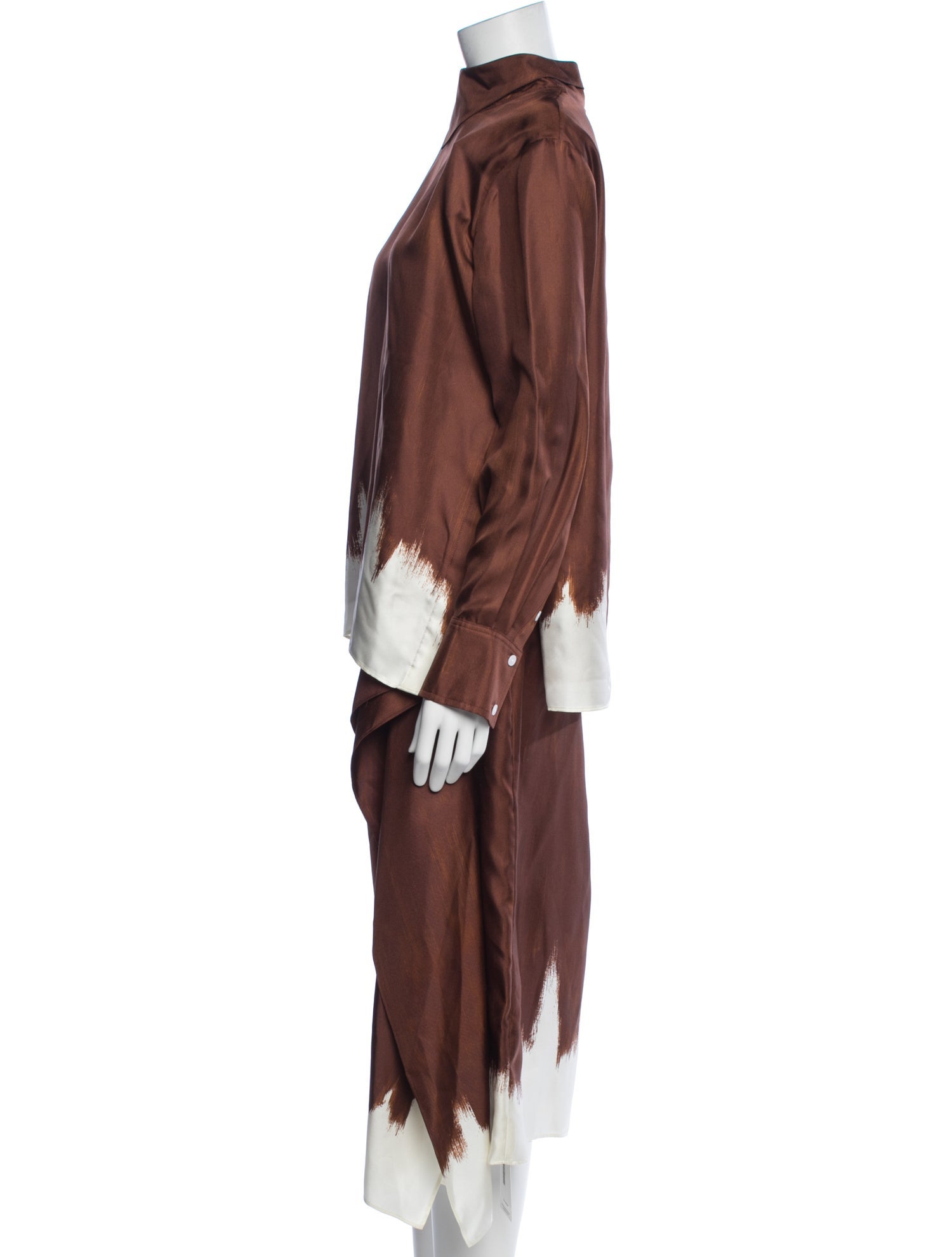 Proenza Schouler Silk Printed Skirt Set w/ Tags