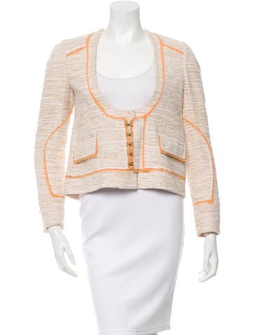 Proenza Schouler Tweed Dual Pocket Jacket