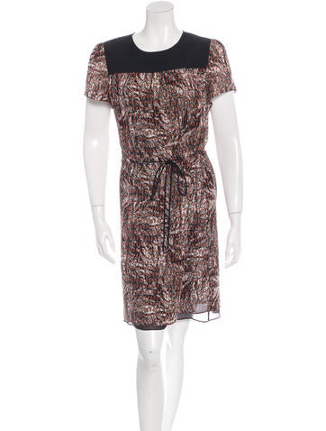 Proenza Schouler Printed Knee-Length Dress