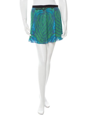 Proenza Schouler Printed Silk Skirt w/ Tags