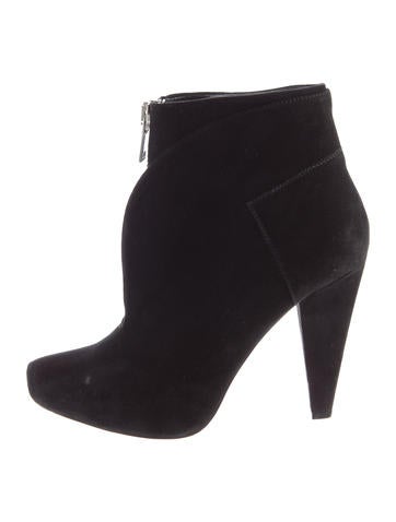 Proenza Schouler Semi Pointed Suede Ankle Boots