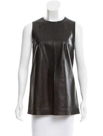 Proenza Schouler Leather Sleeveless Top w/ Tags