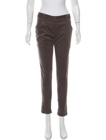 You are here Modern Skinny Corduroys: Ultra-soft, pinwale corduroy with stretch for a comfortable fit in your favorite 5-pocket style with button closure. Flattering contour waistband with belt loops Sits below the waist.