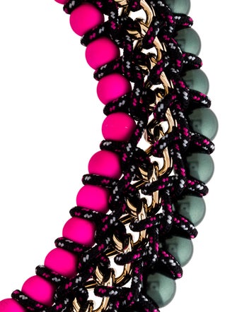 Proenza Schouler Beaded Collar Necklace