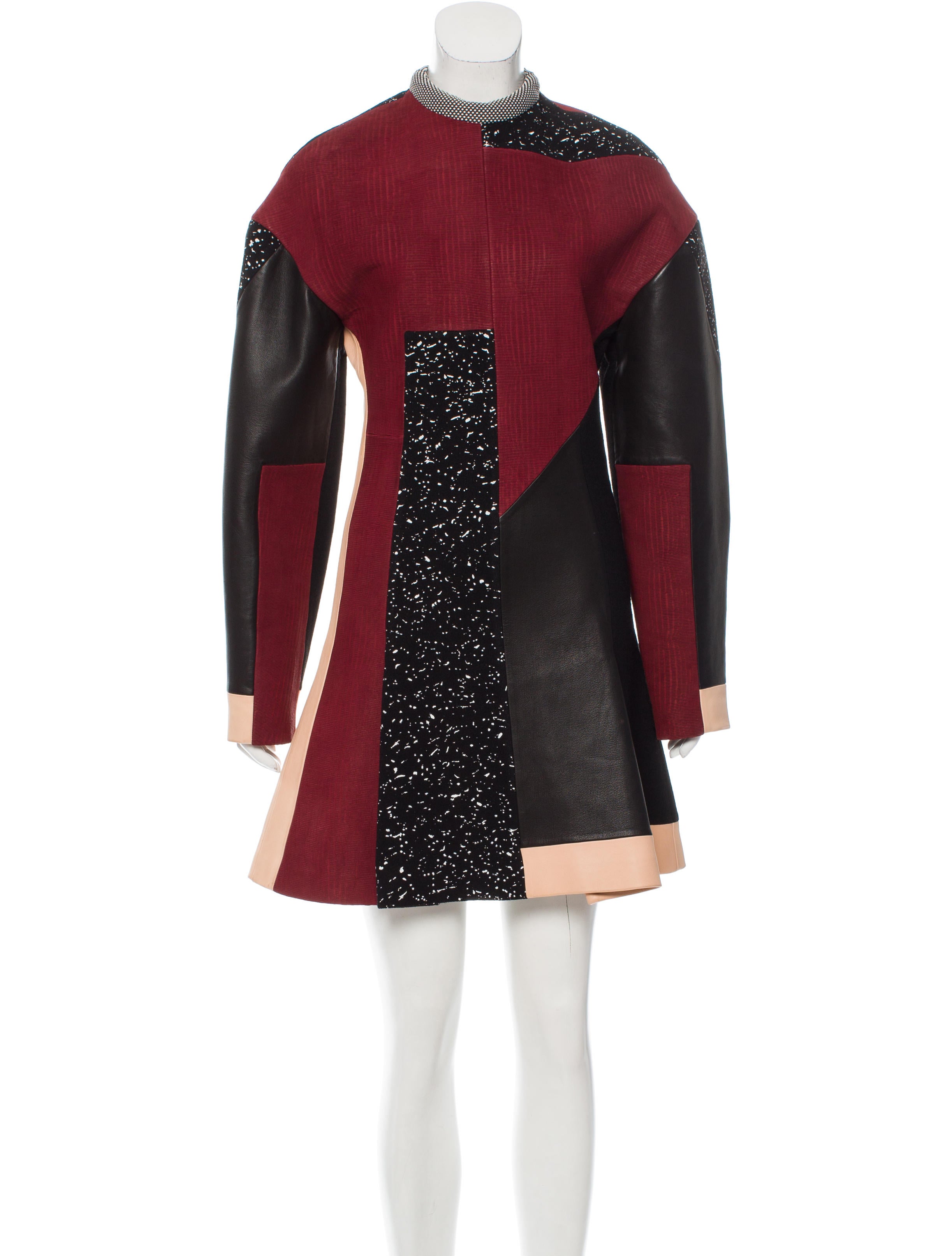 proenza schouler patchwork a line dress clothing proenza schouler patchwork a line dress clothing
