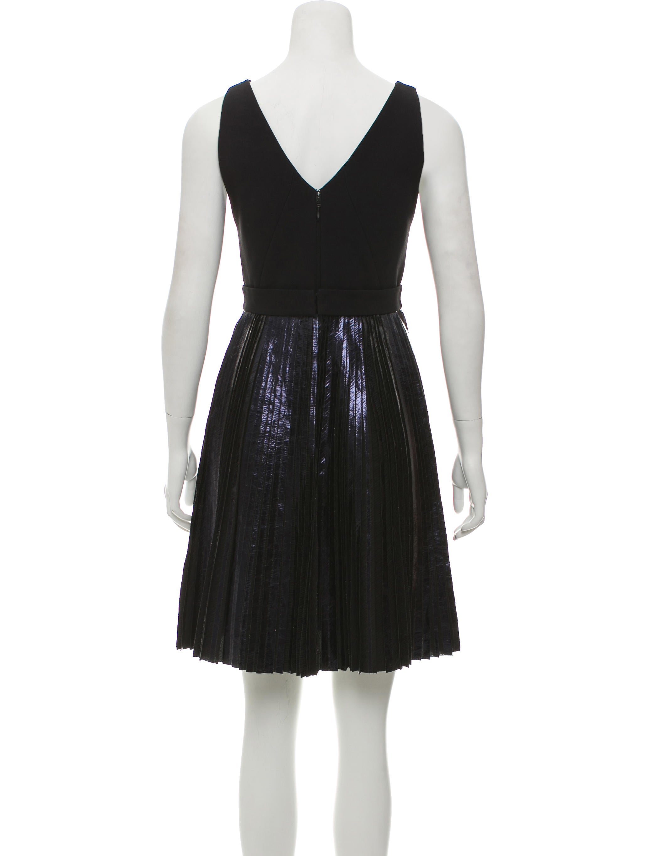 Proenza Schouler Pleated Mini Dress - Blue Dresses, Clothing - PRO42897 |  The RealReal