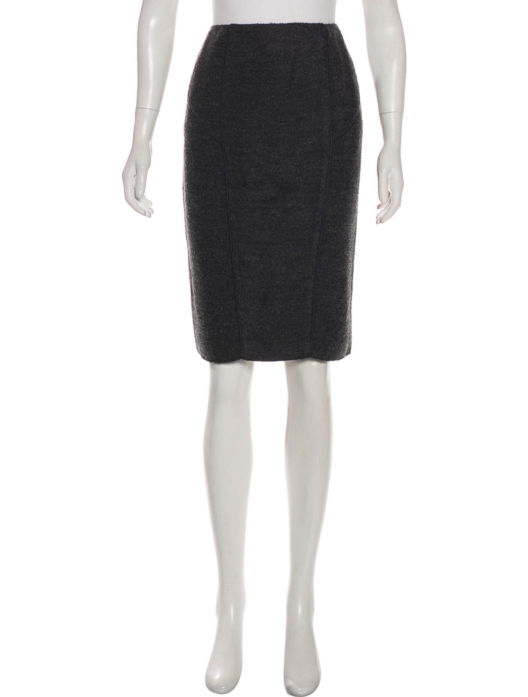 Proenza Schouler Textured Knee-Length Skirt