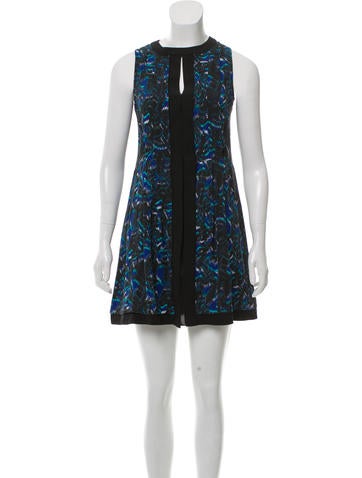 Proenza Schouler Dresses Silk Printed Dress XS