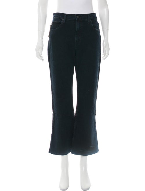 Proenza Schouler High-Rise Cropped Flare Jeans w/