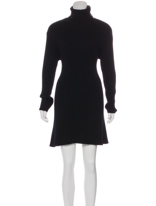 Proenza Schouler Wool Sweater Dress Black