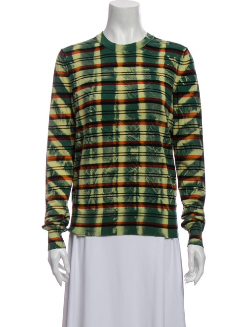 Proenza Schouler Tie-Dye Print Crew Neck Sweater G