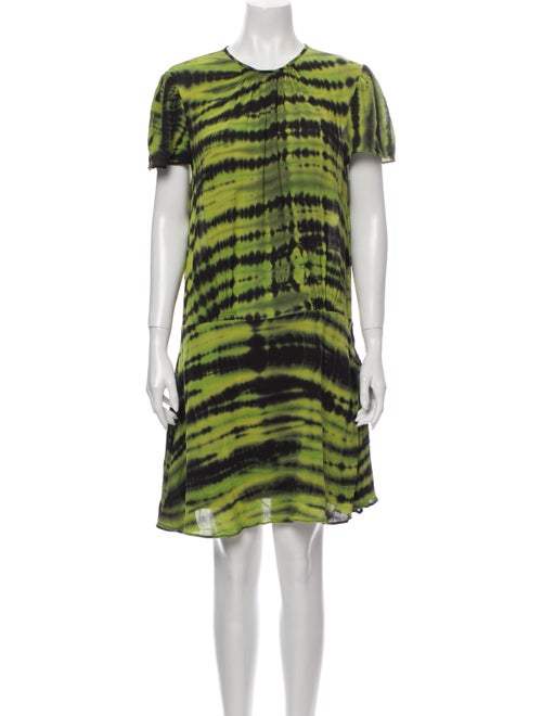Proenza Schouler Tie-Dye Print Knee-Length Dress G