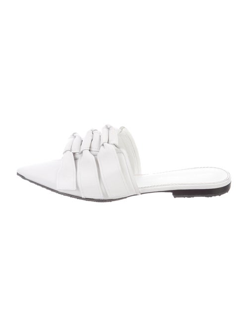 Proenza Schouler Leather Mules White