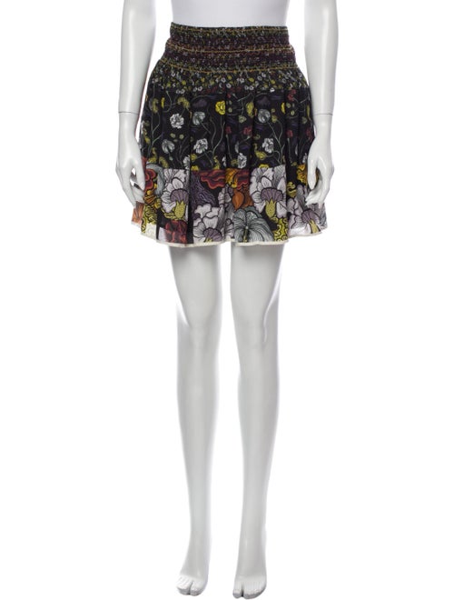 Proenza Schouler Silk Mini Skirt Black