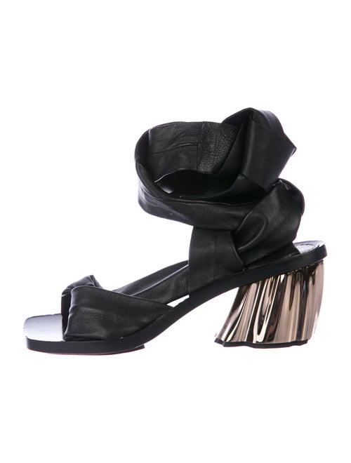 Proenza Schouler Leather Sandals Black