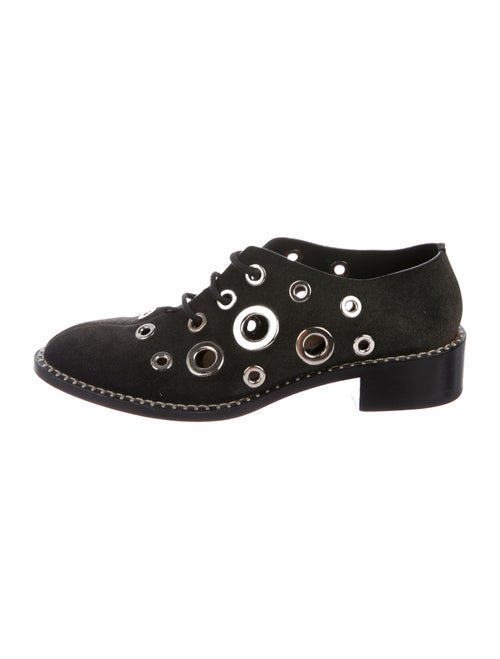 Proenza Schouler Suede Oxfords Black