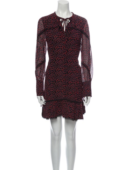 Proenza Schouler Silk Mini Dress Black