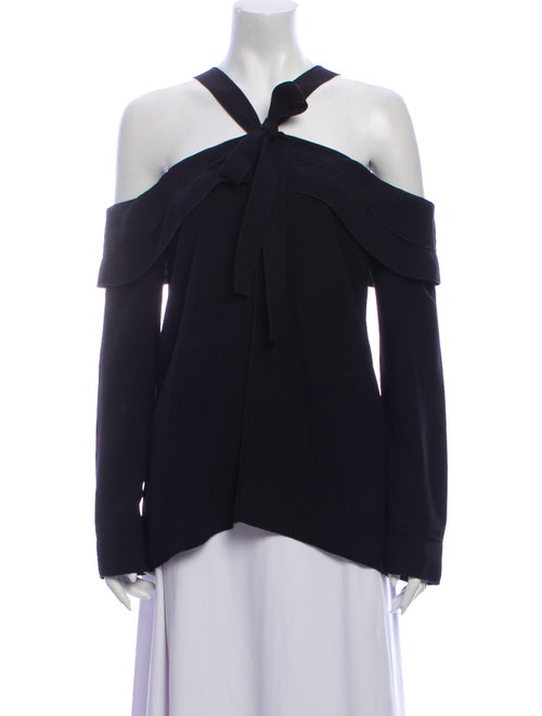 Proenza Schouler Off-The-Shoulder Long Sleeve Blou
