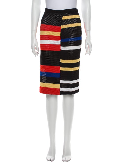 Proenza Schouler Striped Knee-Length Skirt