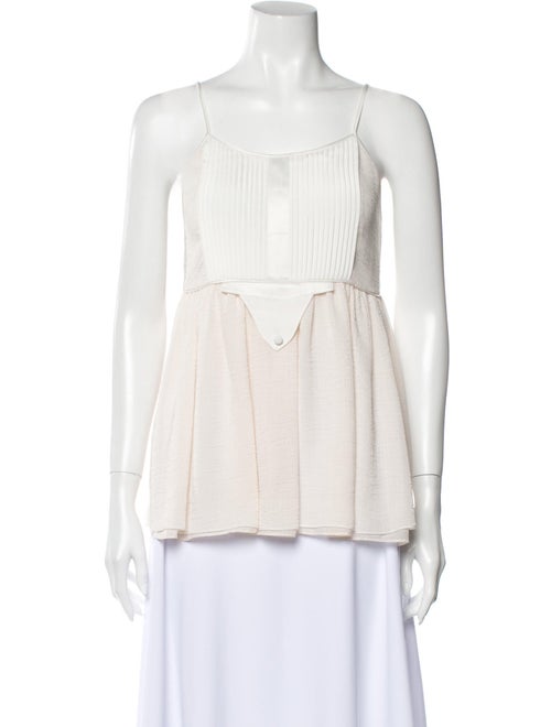 Proenza Schouler Square Neckline Sleeveless Blouse