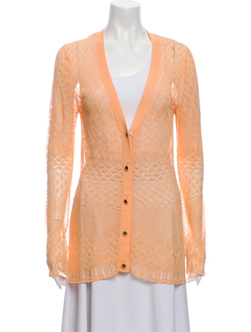 Proenza Schouler V-Neck Sweater Orange
