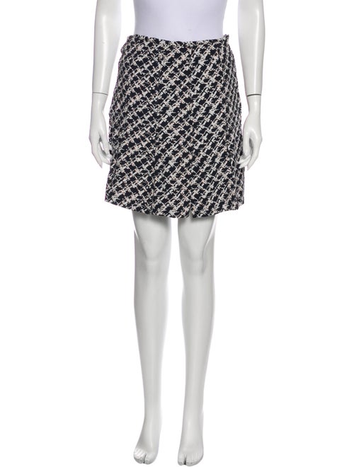 Proenza Schouler Printed Mini Skirt Black
