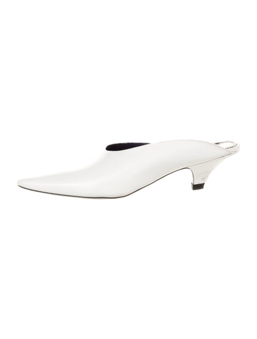 Proenza Schouler Leather Mules White