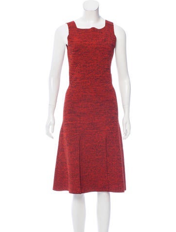 Proenza Schouler Dresses Patterned Midi Dress XS