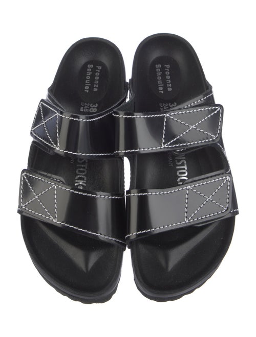 Proenza Schouler x Birkenstock Patent Leather Slides