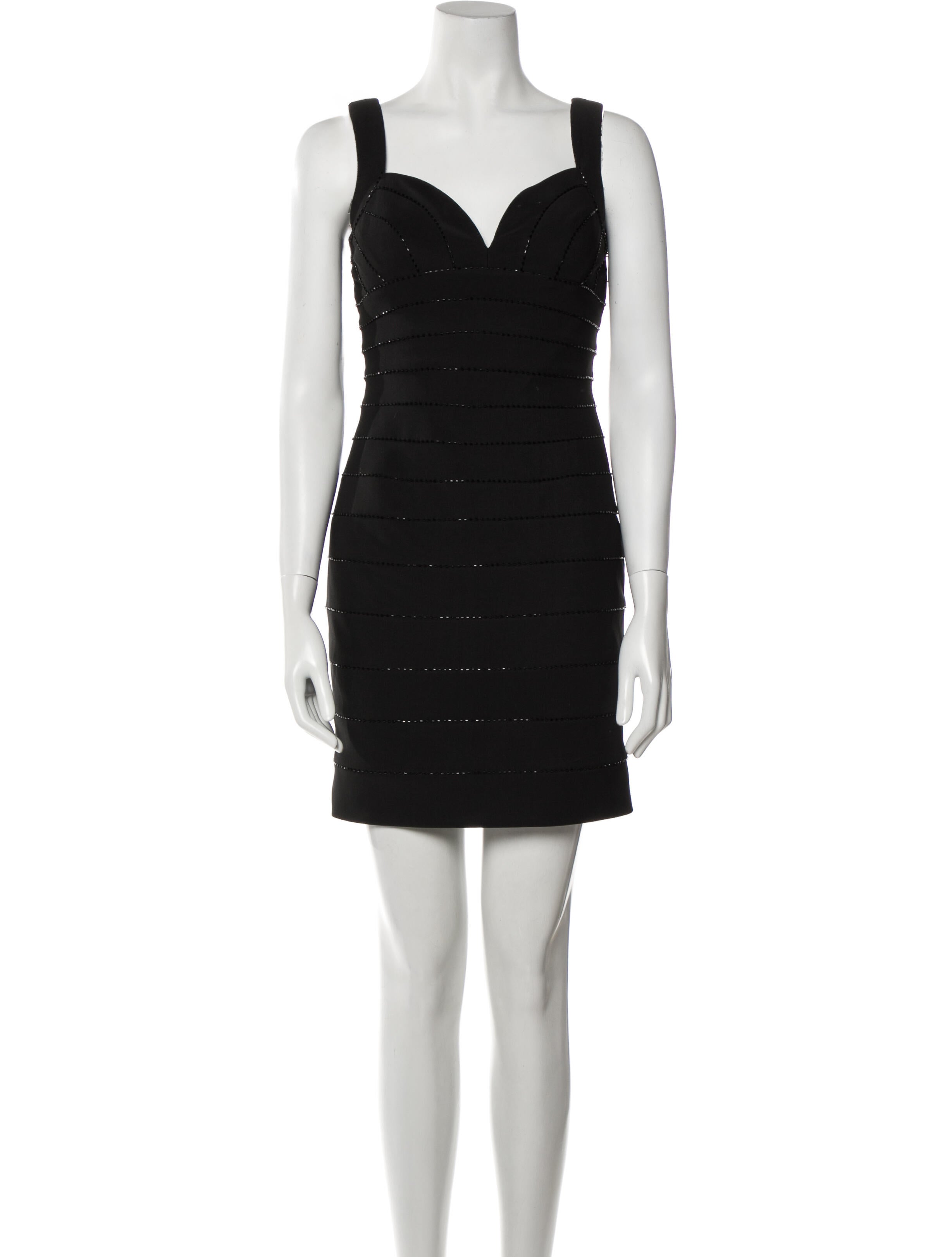 Pronovias V-Neck Mini Dress