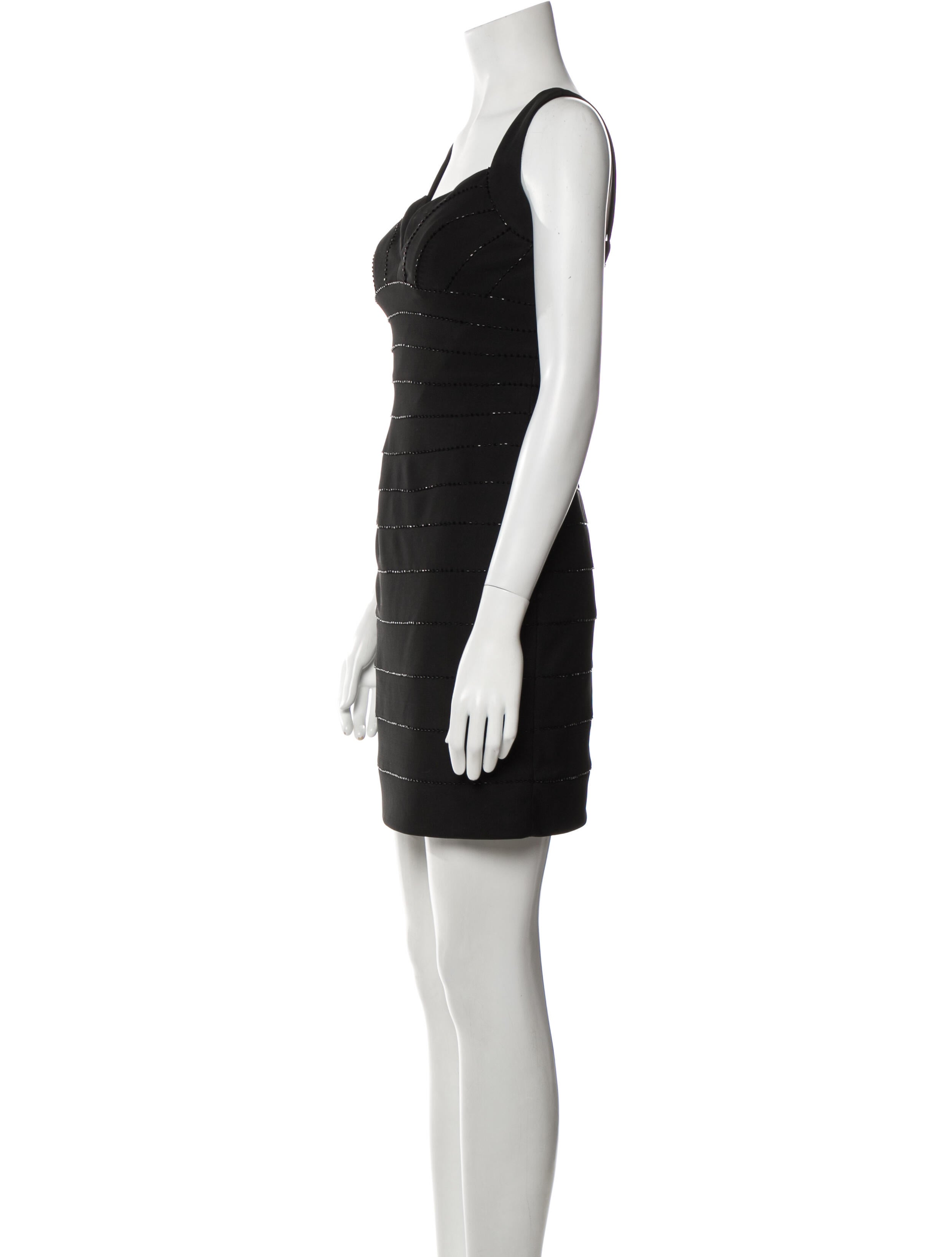 Pronovias V-Neck Mini Dress